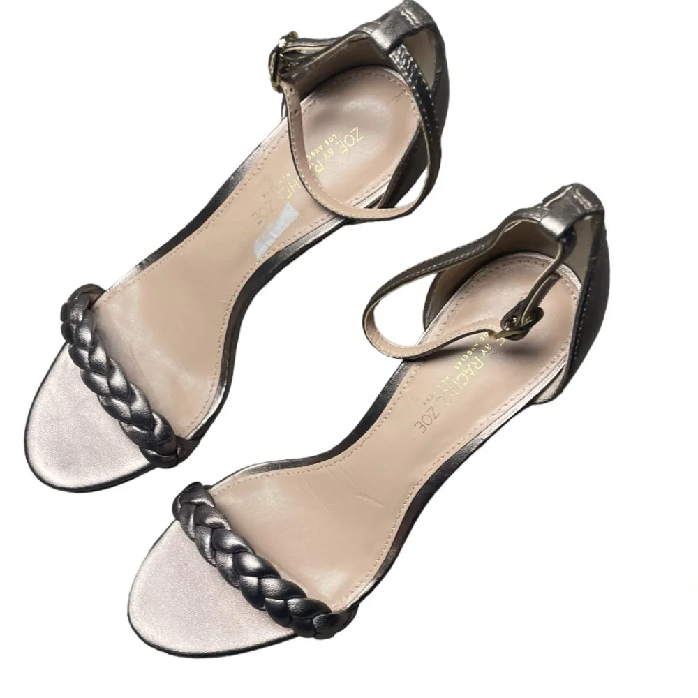 Rachel Zoe Ella Two-Piece Dress Sandals In Rose Gold Size 7M NWOB